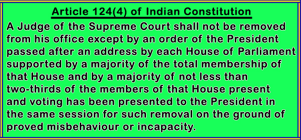Article 124(4) of Constitution