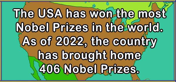 Nobel Prizes won by USA
