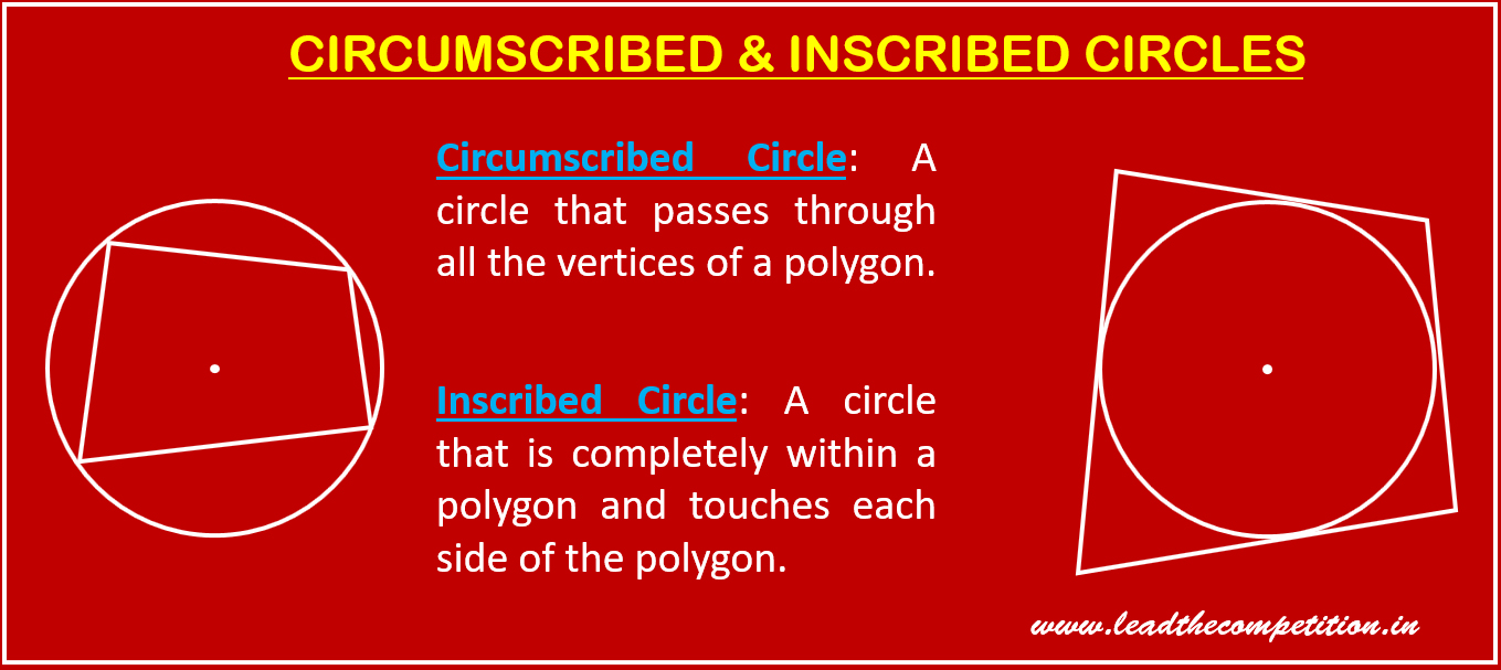 circumscribed and inscribed circles
